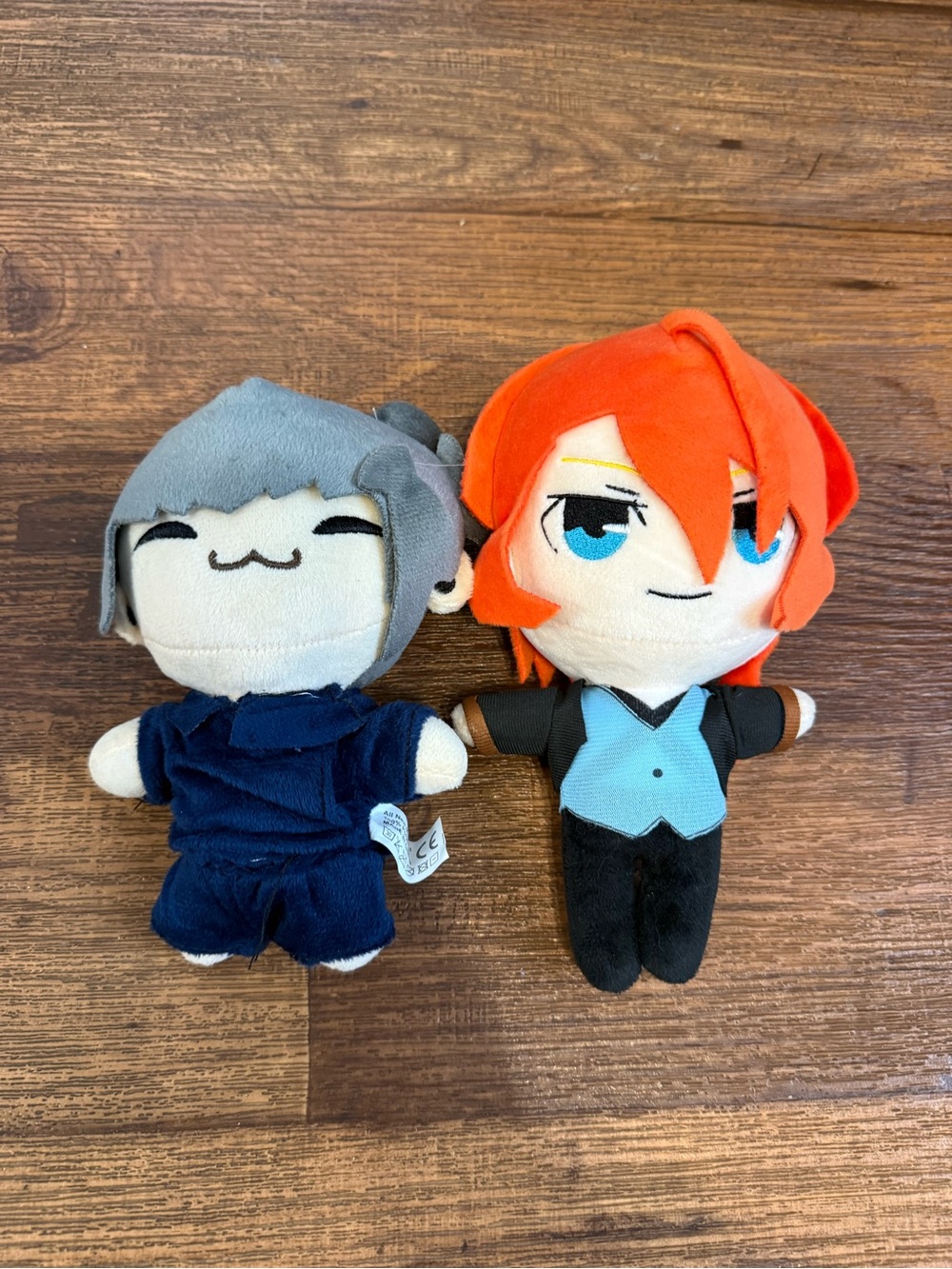 Anime ju jitsu chuuya dolls set of two - Red & Gray Soft Doll Set